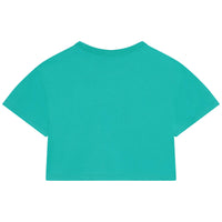 Short cotton T-shirt - Tropic green