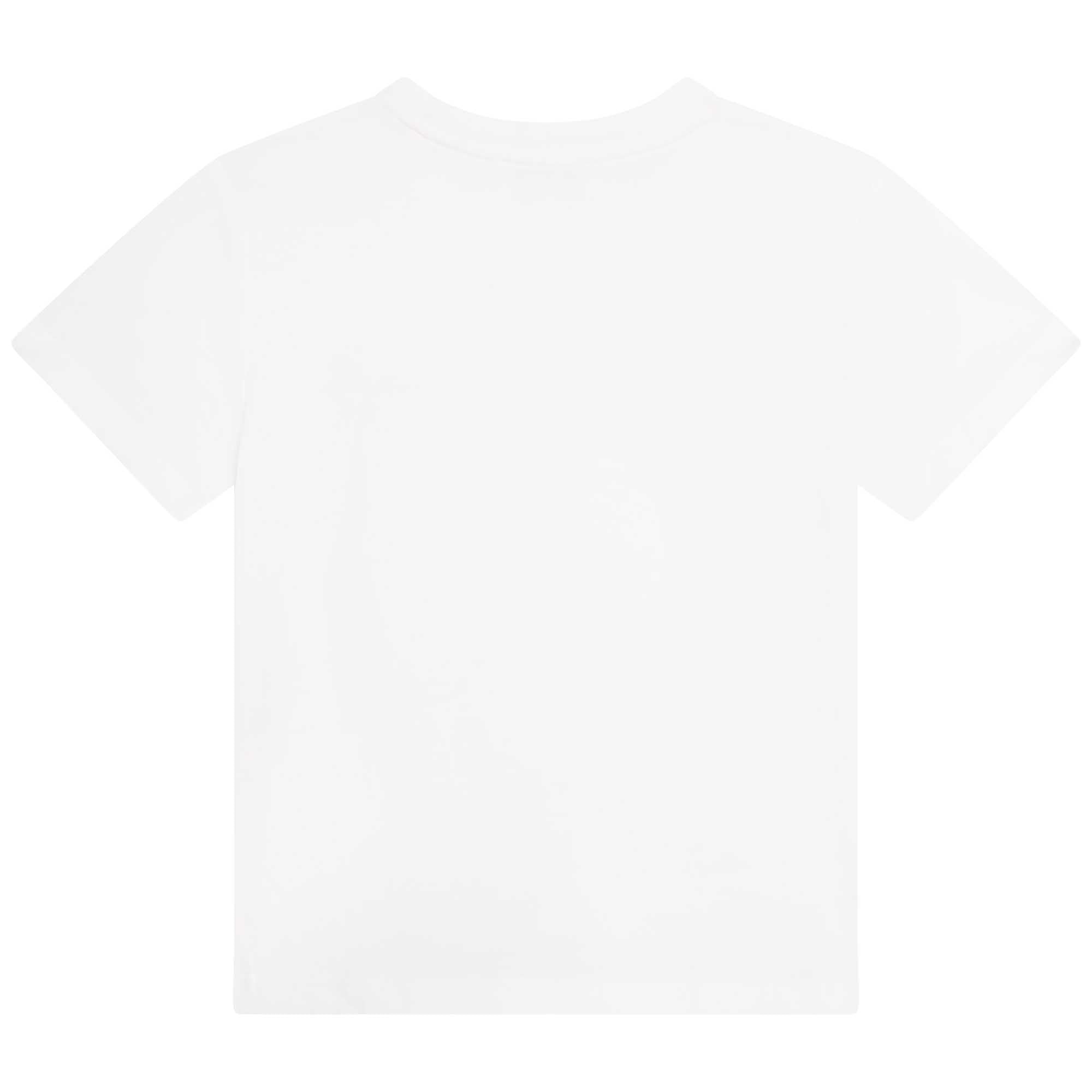 Large short-sleeved T-shirt - White