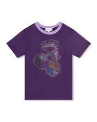 T-shirt à manches courtes en coton - Violette