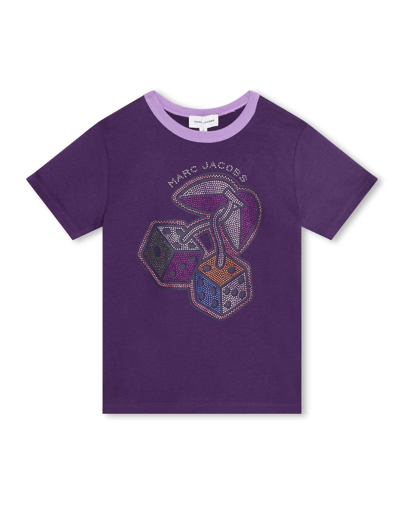 T-shirt à manches courtes en coton - Violette