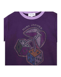 T-shirt à manches courtes en coton - Violette