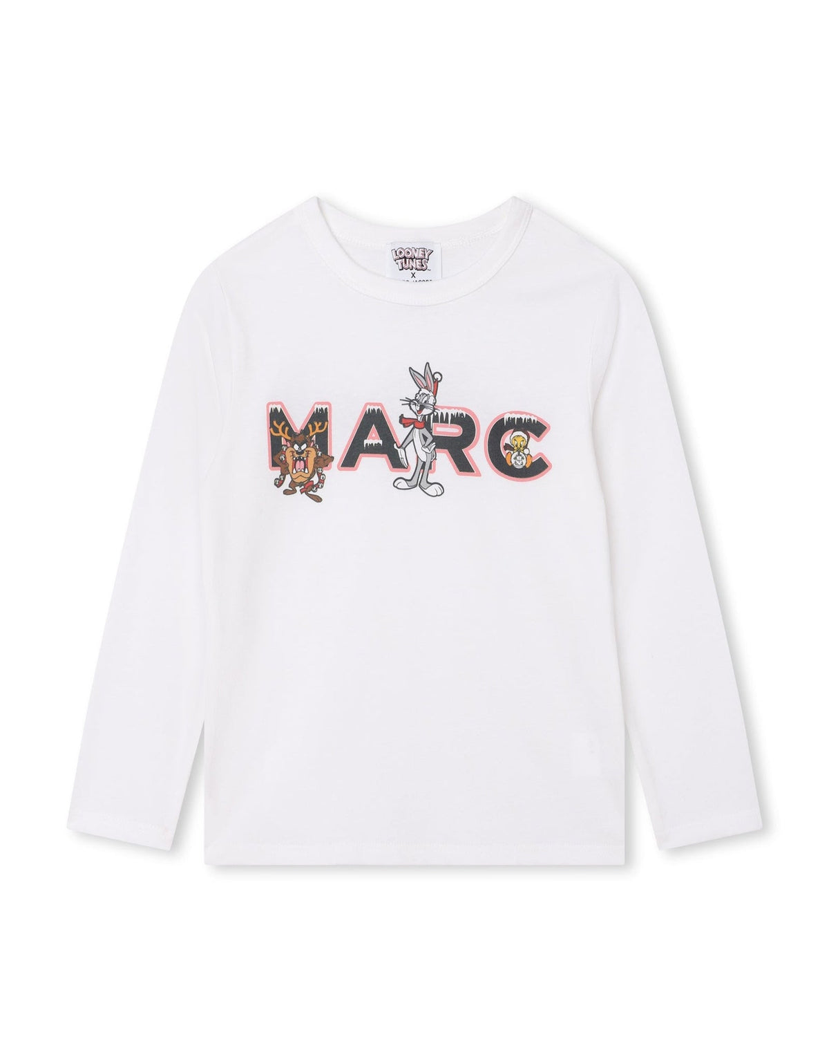 T-shirt à manches longues en coton - Blanc