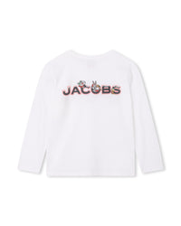 T-shirt manches longues en coton - Blanc
