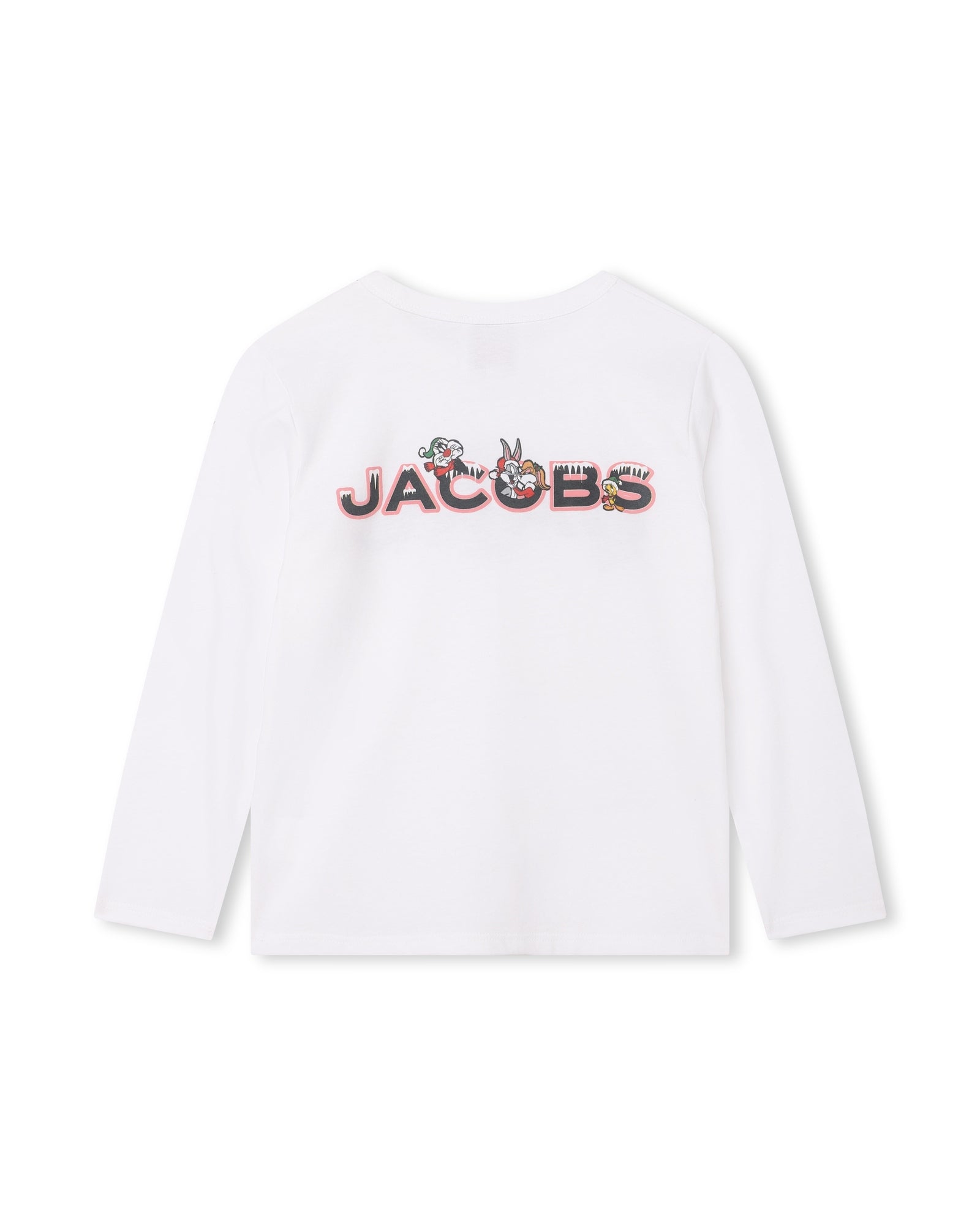 T-shirt manches longues en coton - Blanc
