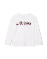 T-shirt à manches longues en coton - Blanc