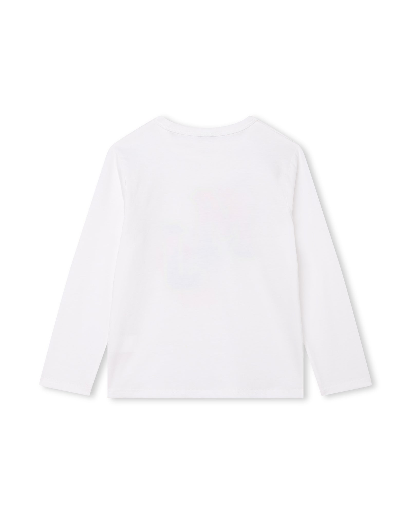 T-shirt manches longues en coton - Blanc