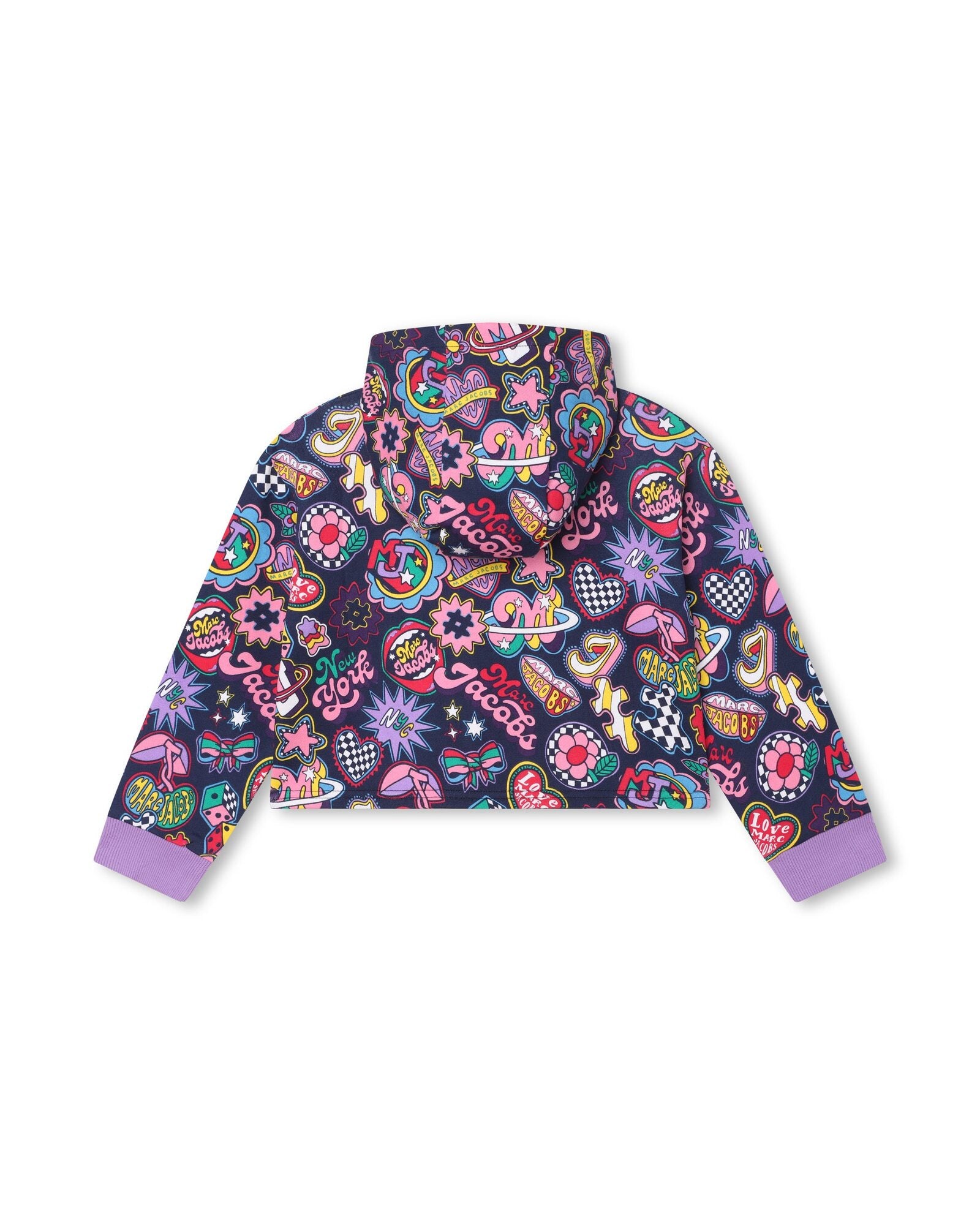 Cardigan à capuche en coton - Multicolor
