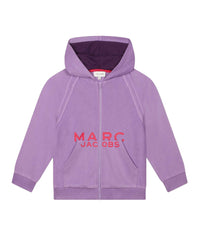 Cardigan à capuche en coton - Light purple