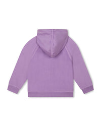 Cardigan à capuche en coton - Light purple