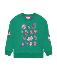 Sweatshirt en coton - Vert
