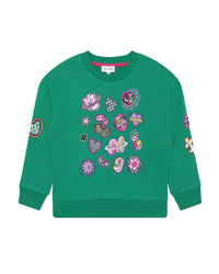 Sweatshirt en coton - Vert