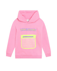 Sweatshirt à capuche en coton - Rose Candy