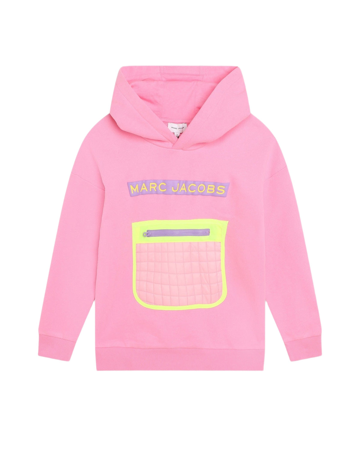 Sweatshirt à capuche en coton - Rose Candy