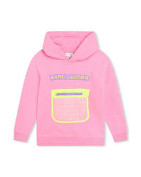 Sweat à capuche en coton - Rose Candy