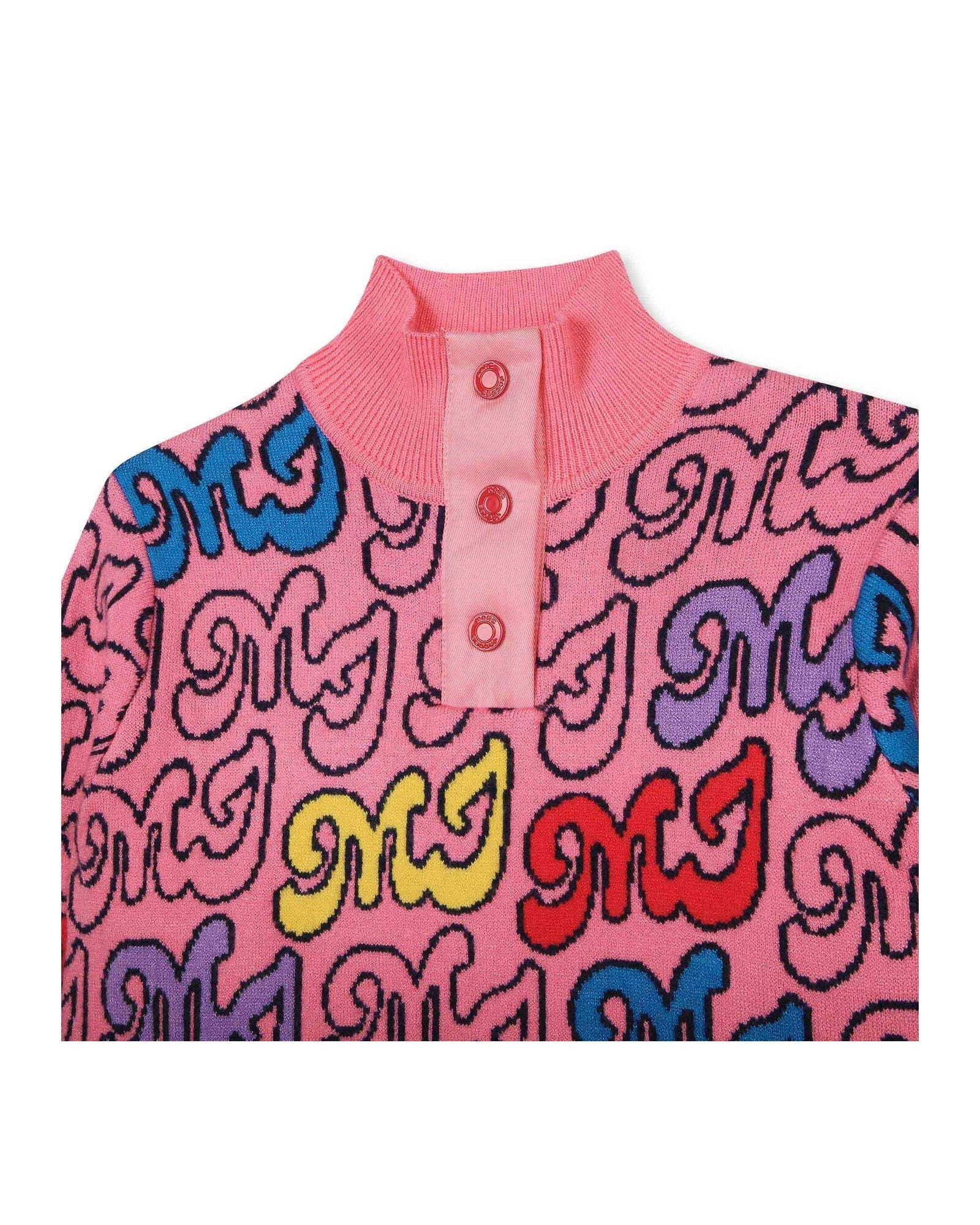 Pull en jacquard - Rose candy