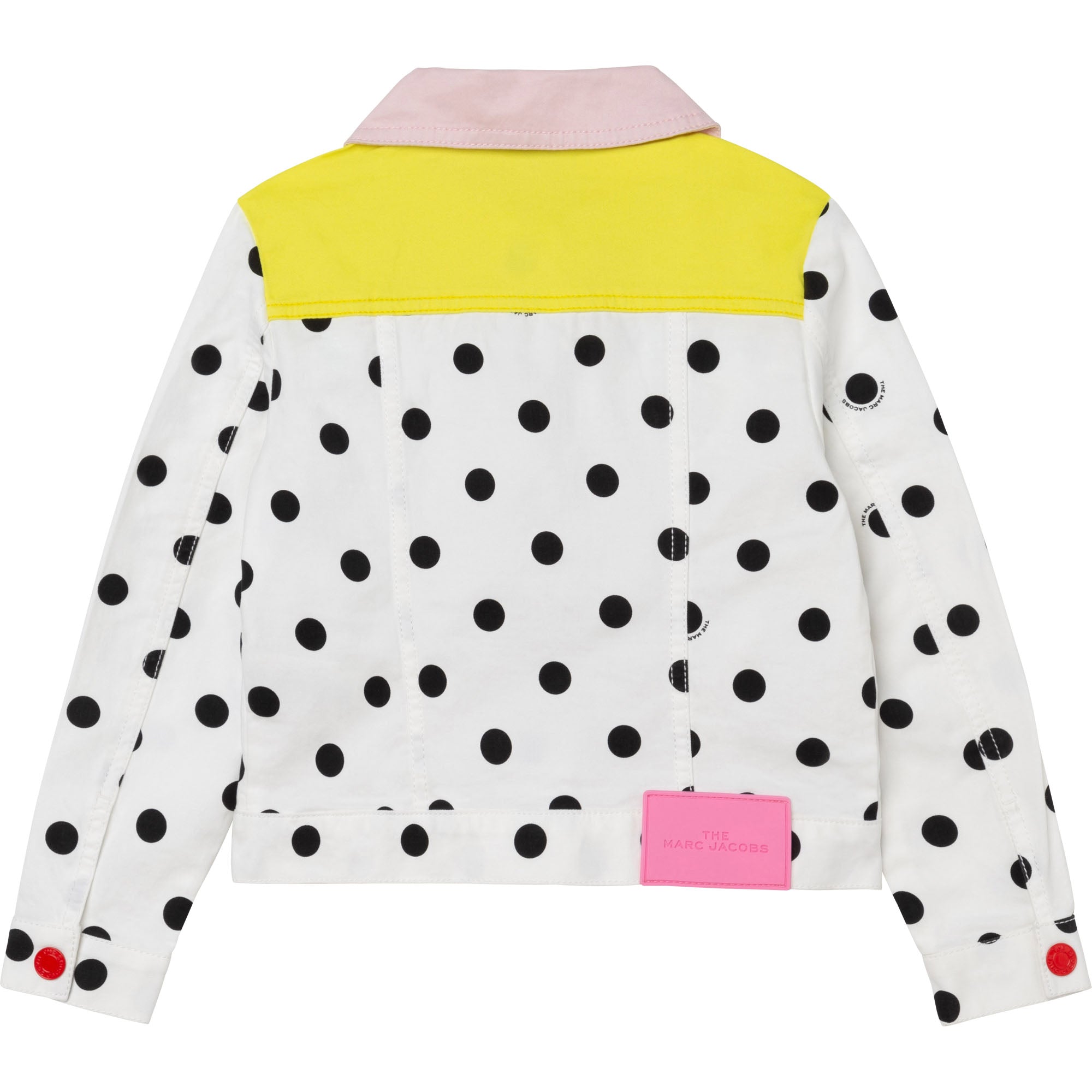 Veste à fermeture pressionnée - Blanc Noir