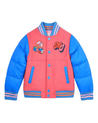 Two-tone wool blend jacket - Pivoine