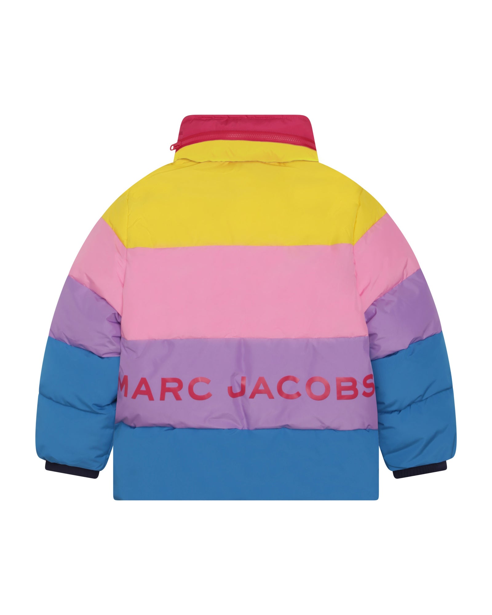 Short padded jacket with stand-up collar - Multicolor