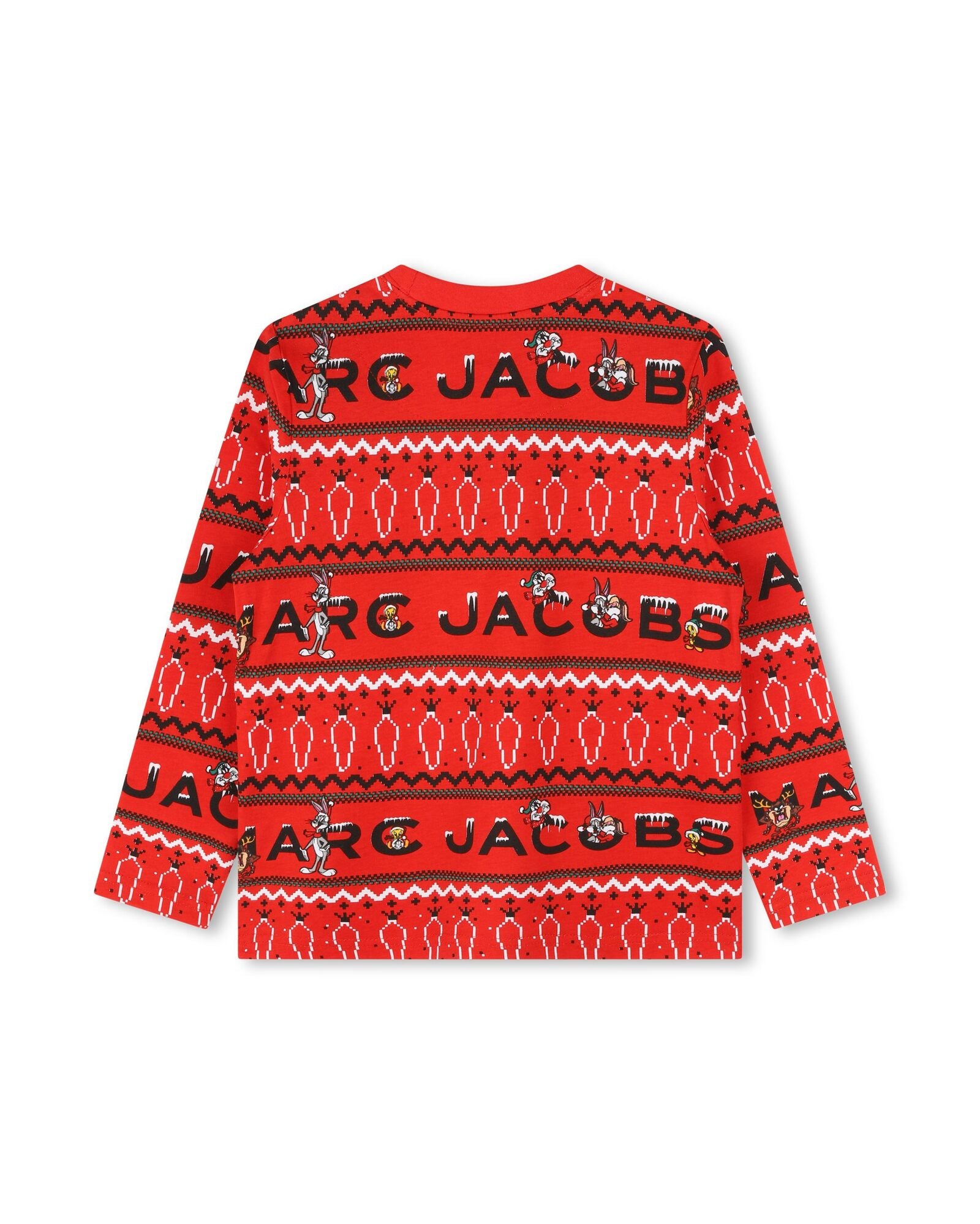 Pyjama avec logo en coton - Rouge Vif