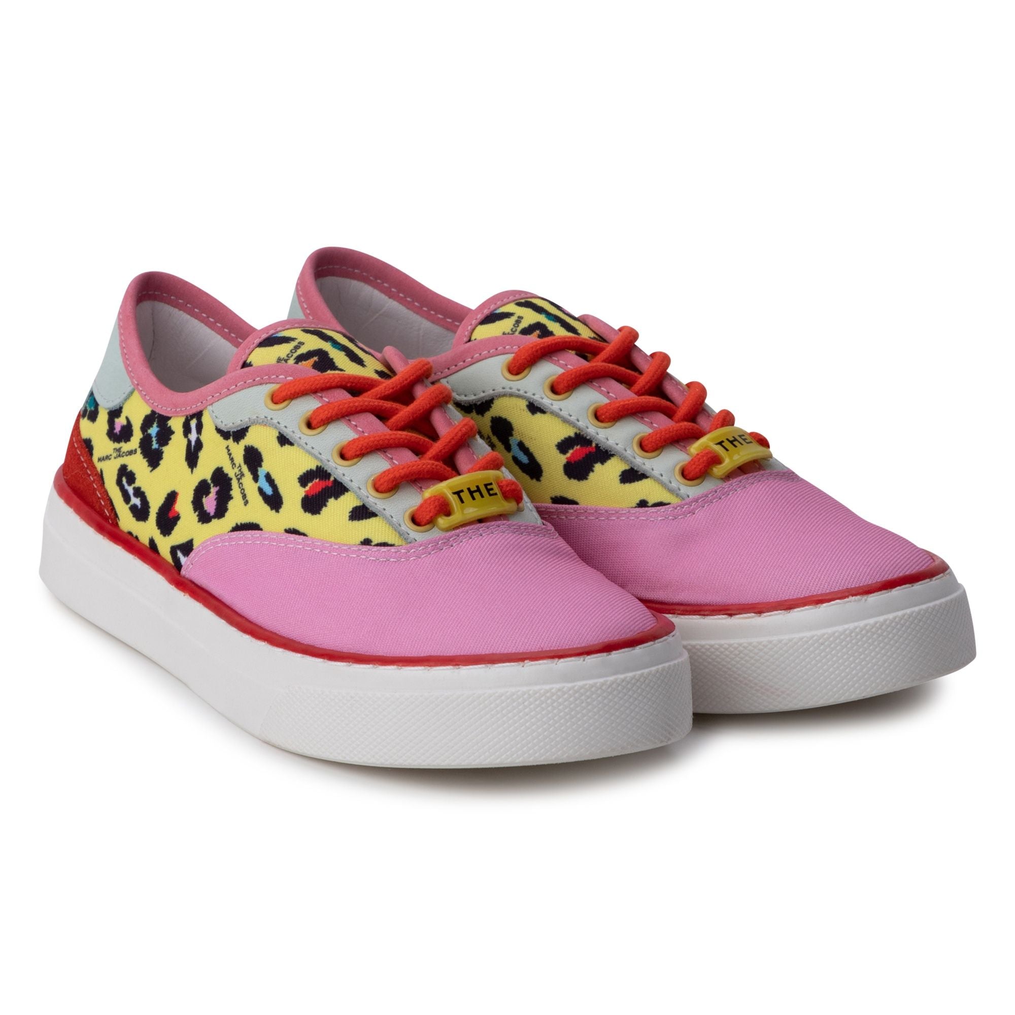 Baskets Cheetah en cuir - Rose Friandi