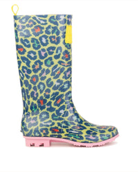 Bottes de pluie imprimé all-over Cheetah - Citrus