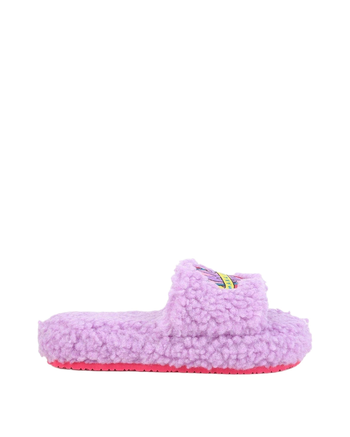 Claquettes en polaire - Light Purple