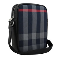 217 qty Sac à bandoulière à motif check - Navy & Grey Check