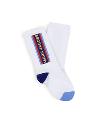 Chaussettes à rayures - Blanc