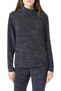 Blouse Hello Casino - Bleu Minuit