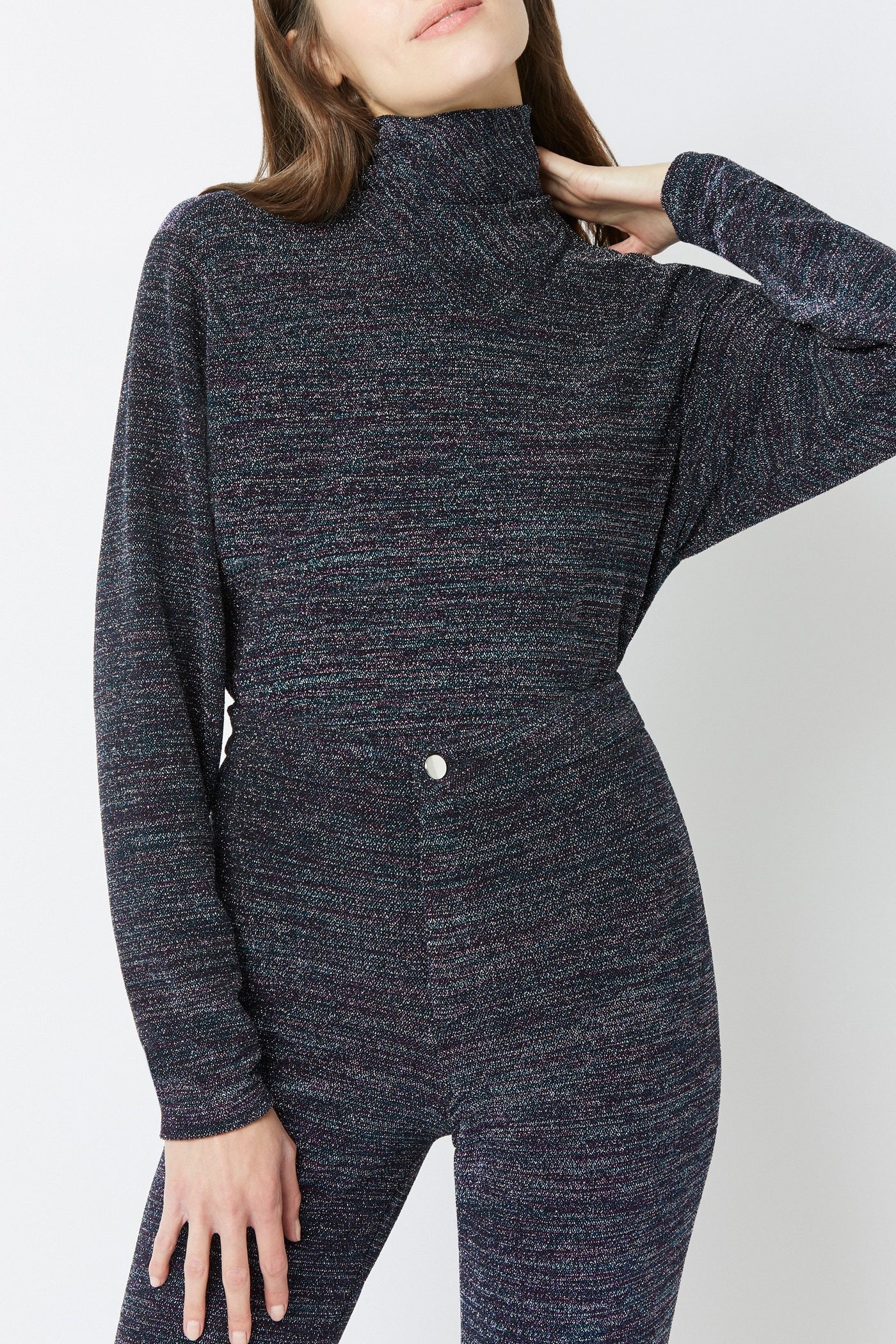 Blouse Hello Casino - Bleu Minuit