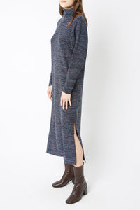 Robe longue Othello Casino - Bleu Minuit