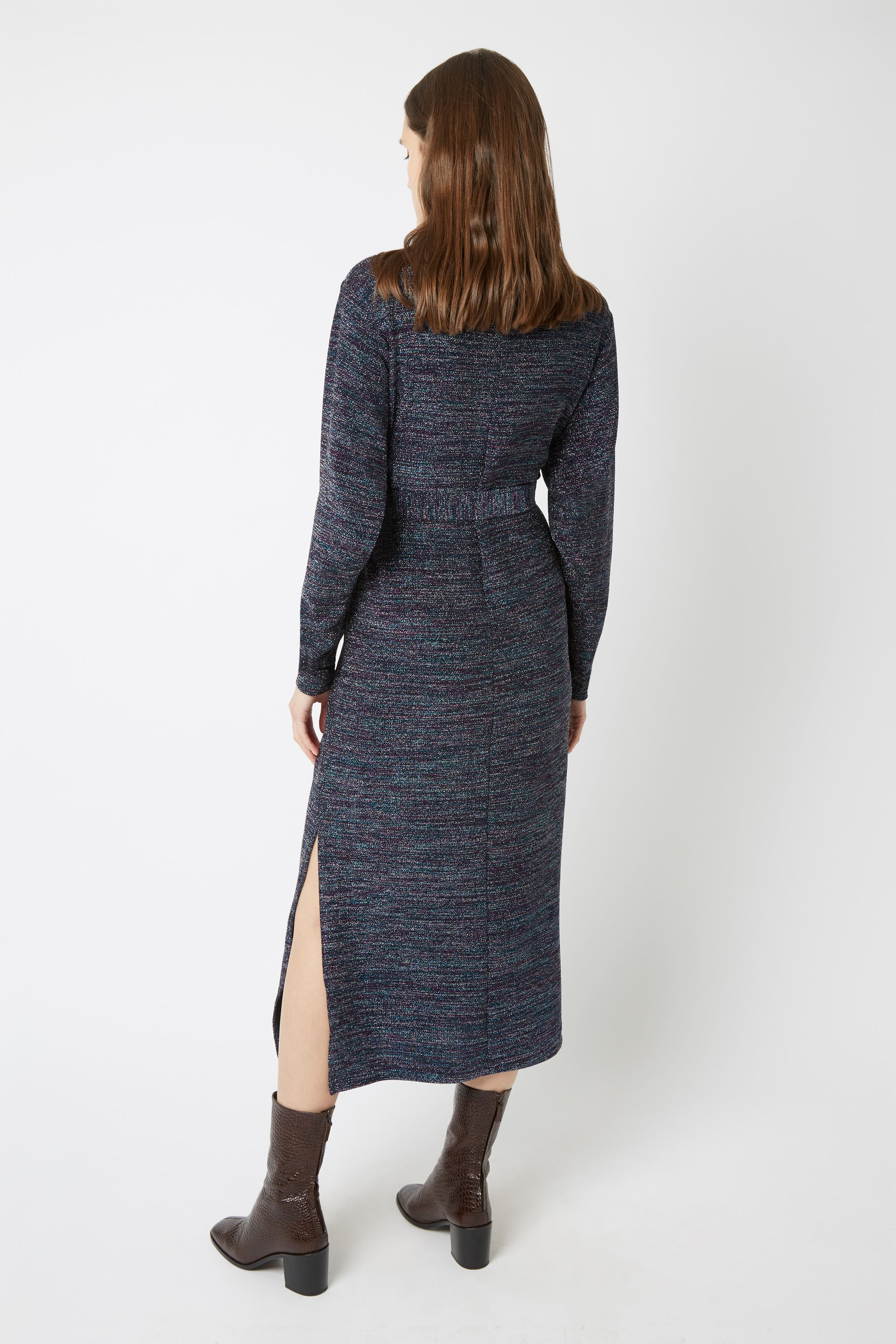 Robe longue Othello Casino - Bleu Minuit