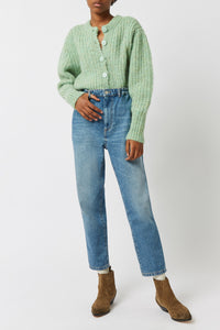 Bloom high-waisted jeans - Frozen