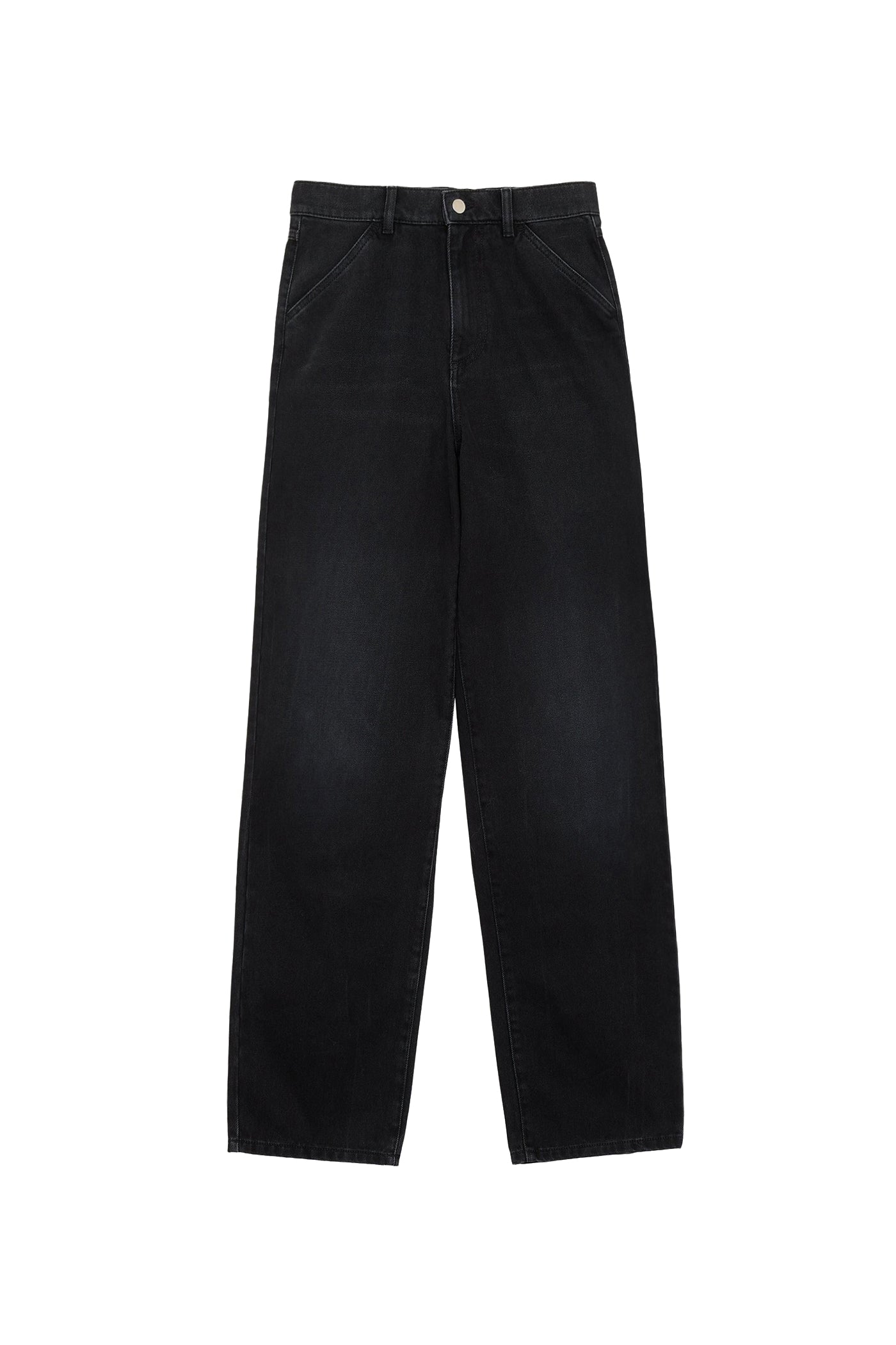Jean Hall en coton - Crinkle Black
