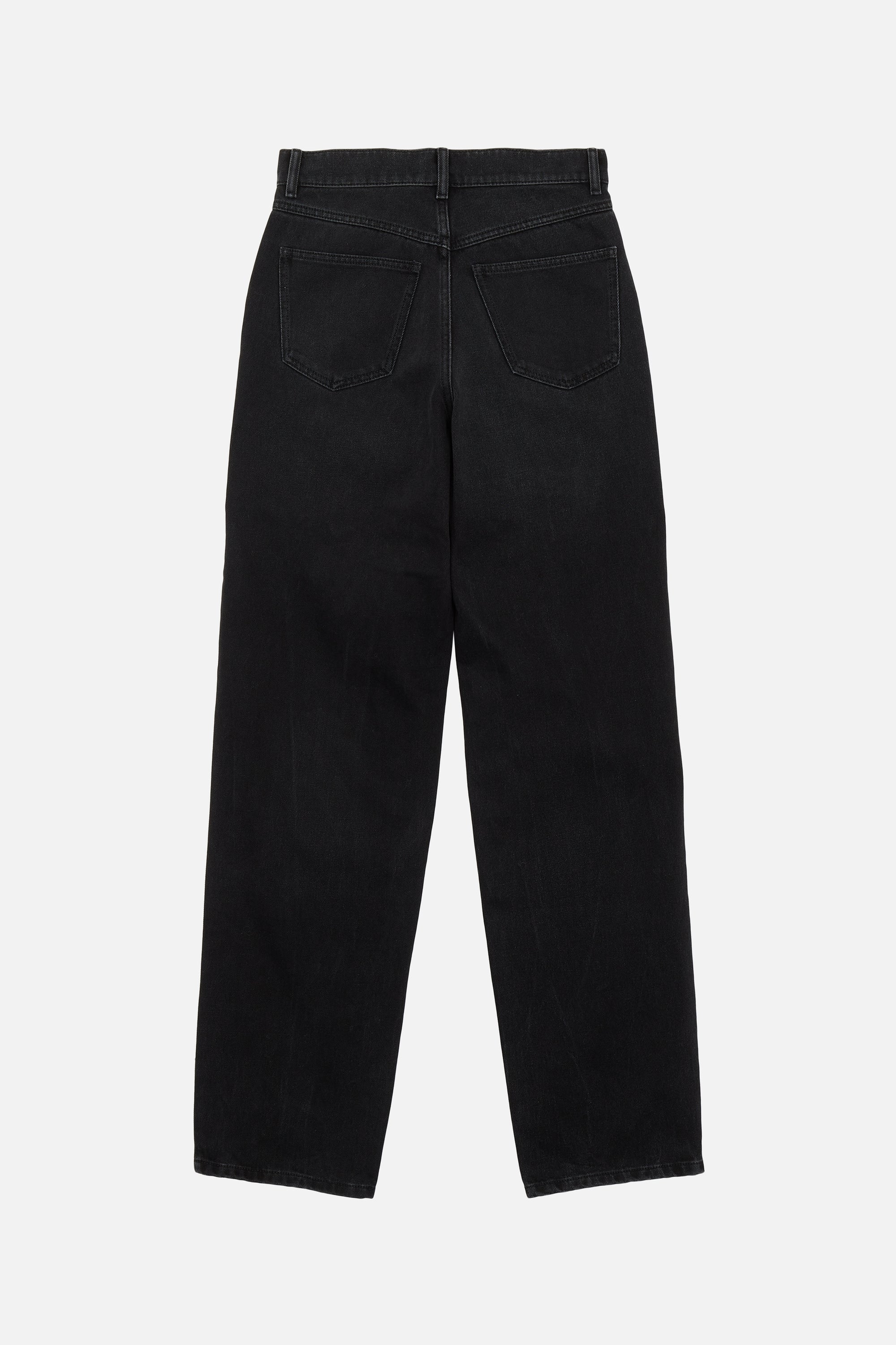 Jean Hall en coton - Crinkle Black