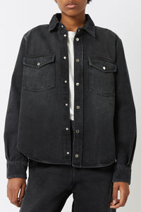 Chemise Wilson en denim - Crinkle Black