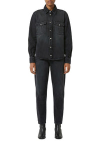 Chemise Wilson en denim - Crinkle Black