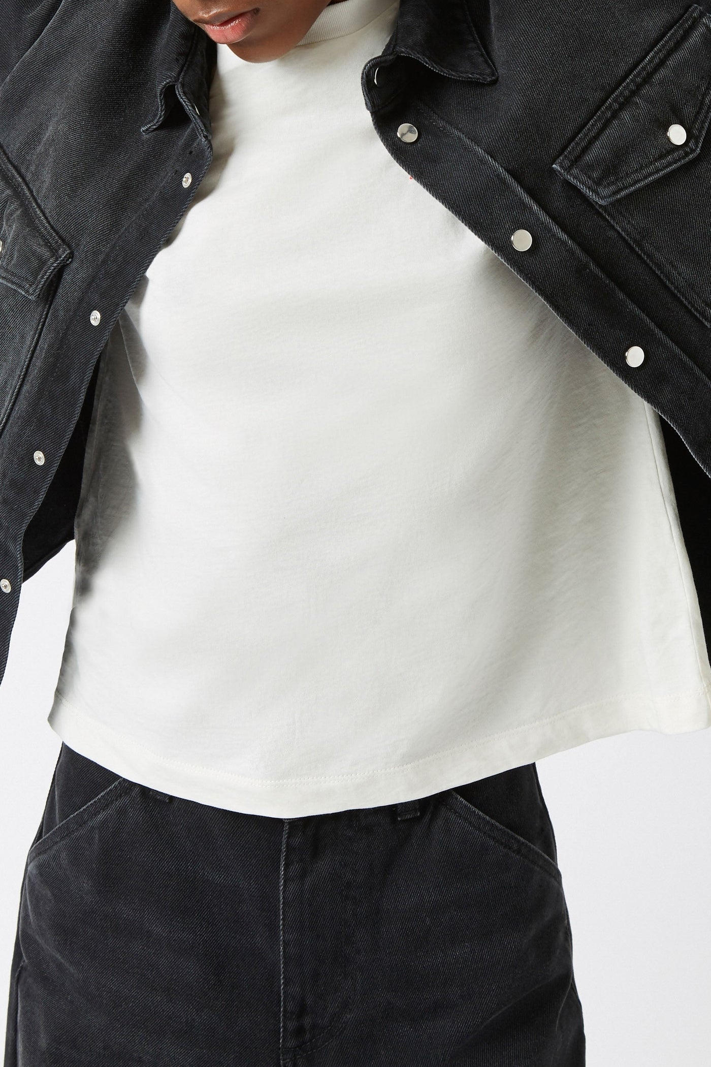 Chemise Wilson en denim - Crinkle Black