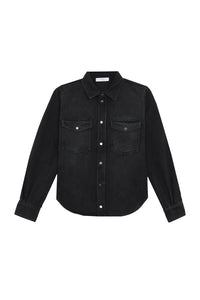 Chemise Wilson en denim - Crinkle Black