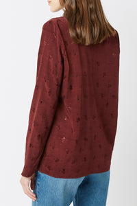 Blouse Doris Gift - Cerise Noire