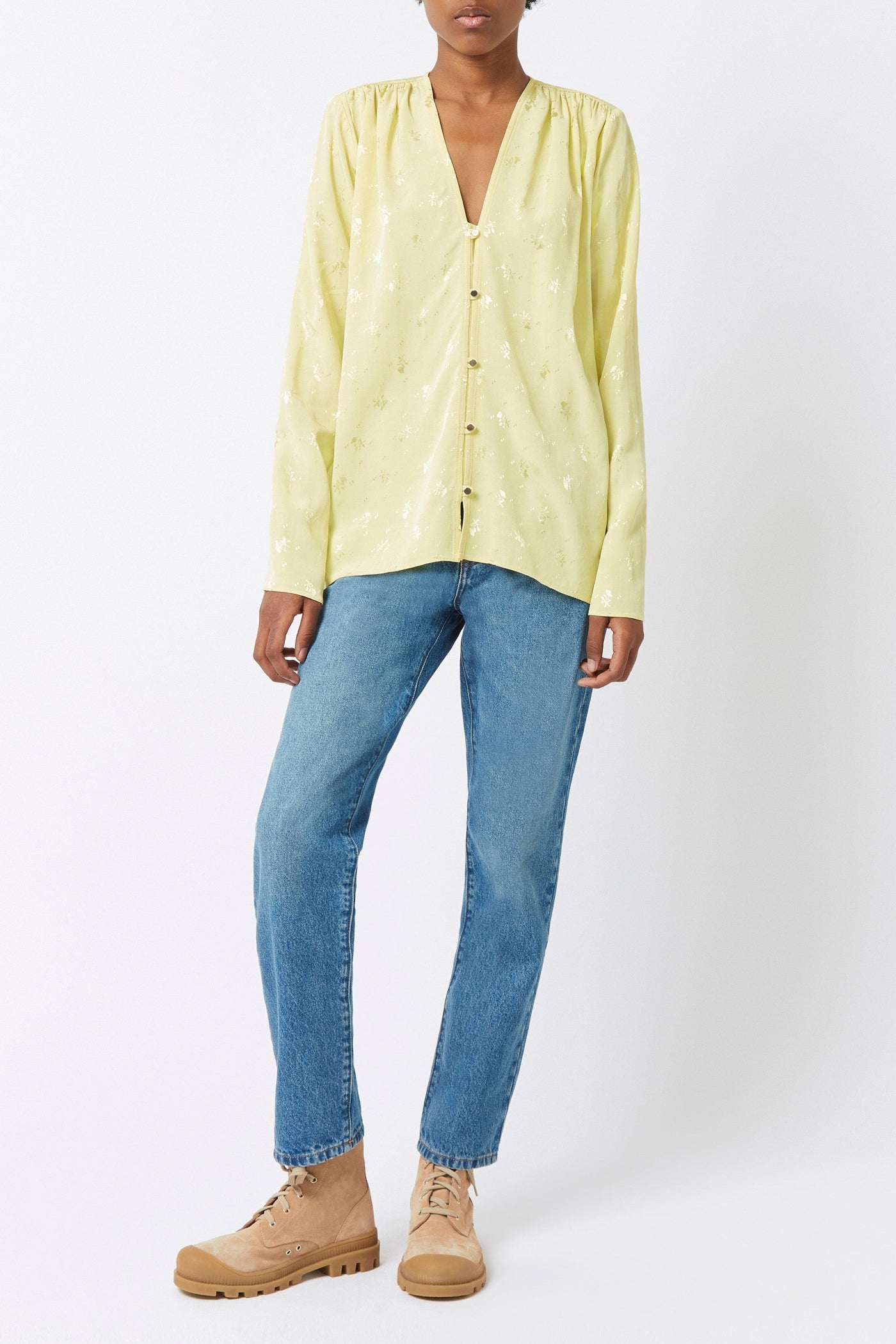 Blouse Doris Gift - Light Yellow