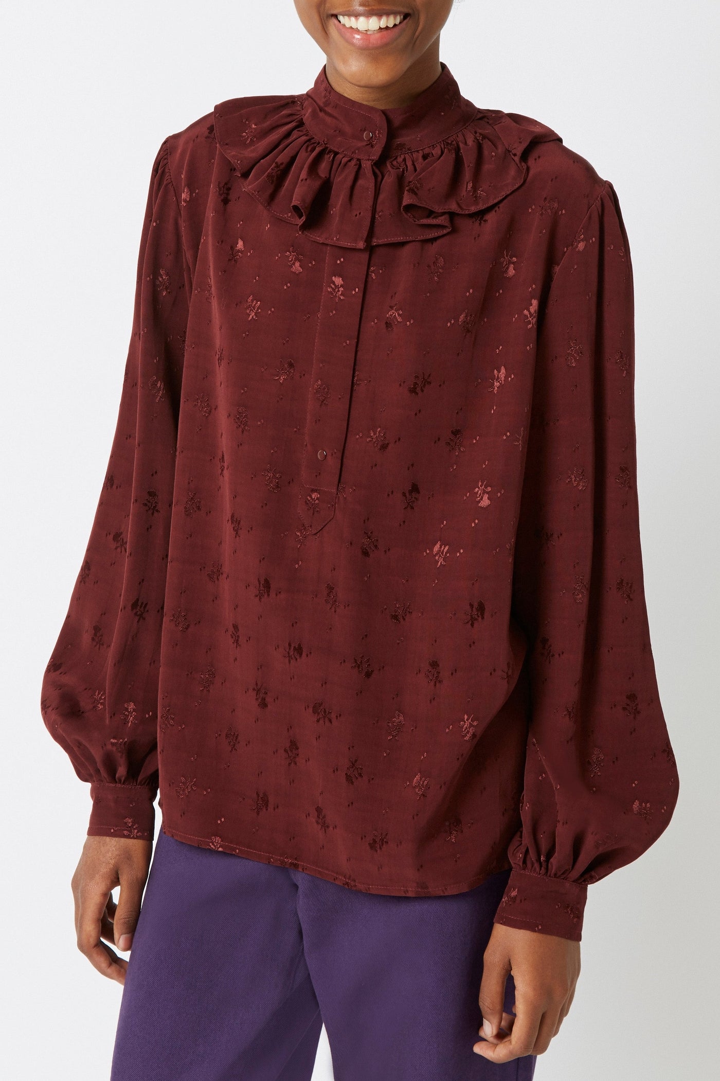 Blouse Kind Gift - Cerise Noire