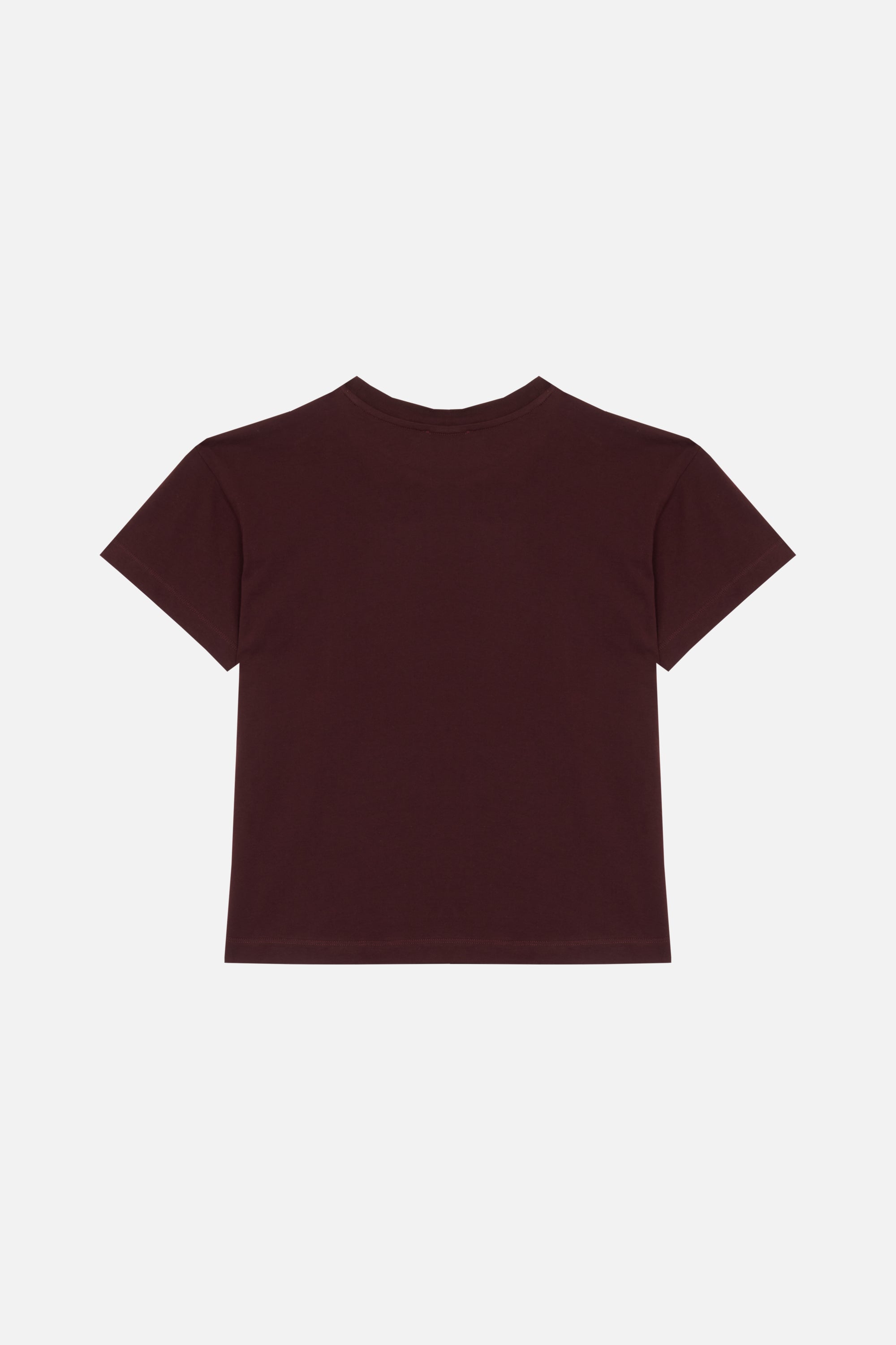 T-shirt Never en coton - Cerise Noire