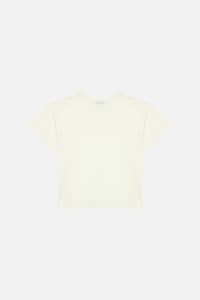 T-shirt Never en coton - Lait