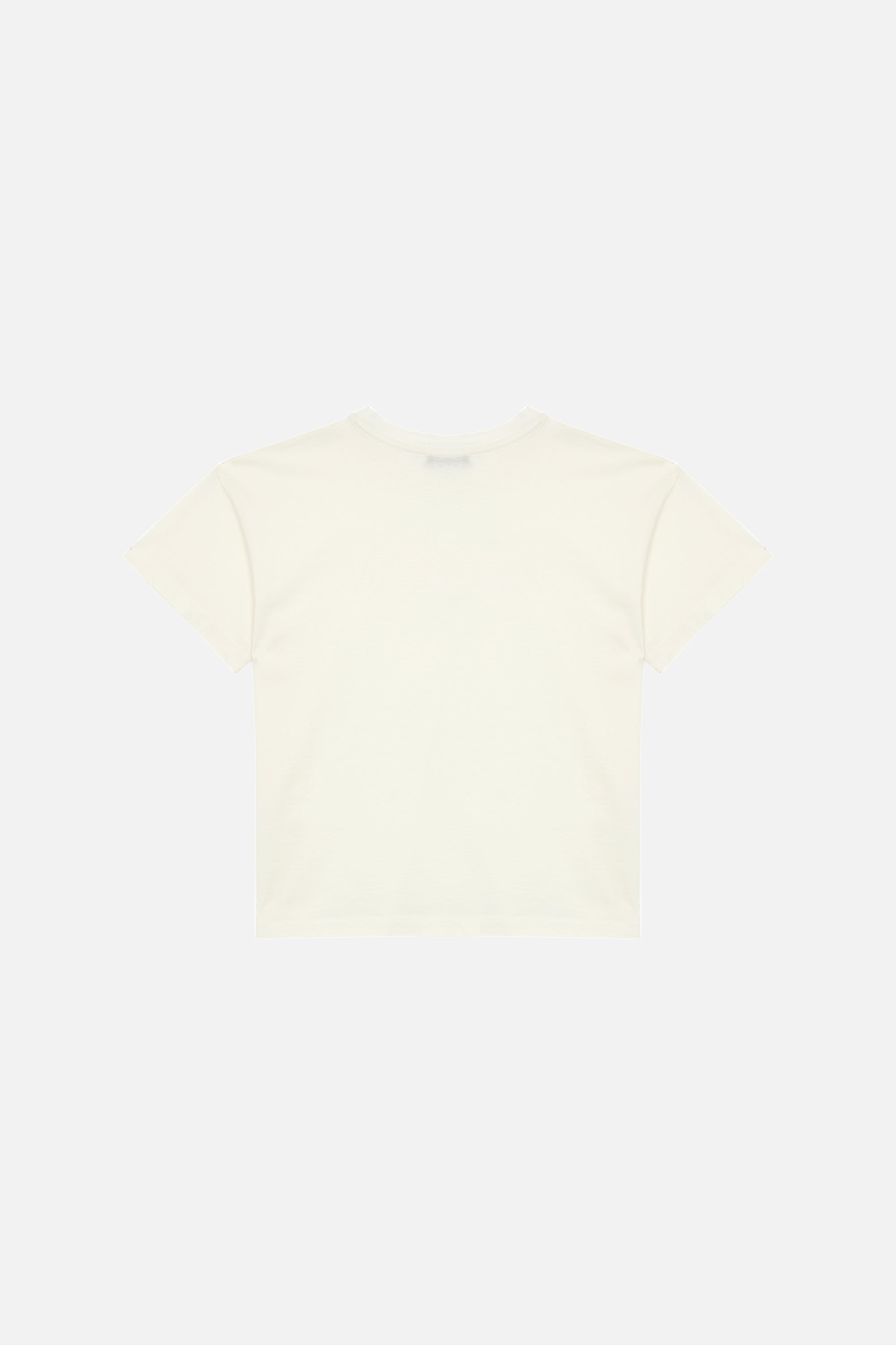 T-shirt Never en coton - Lait
