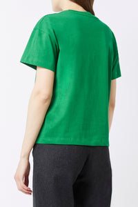 T-shirt Never en coton - Vert Prairie