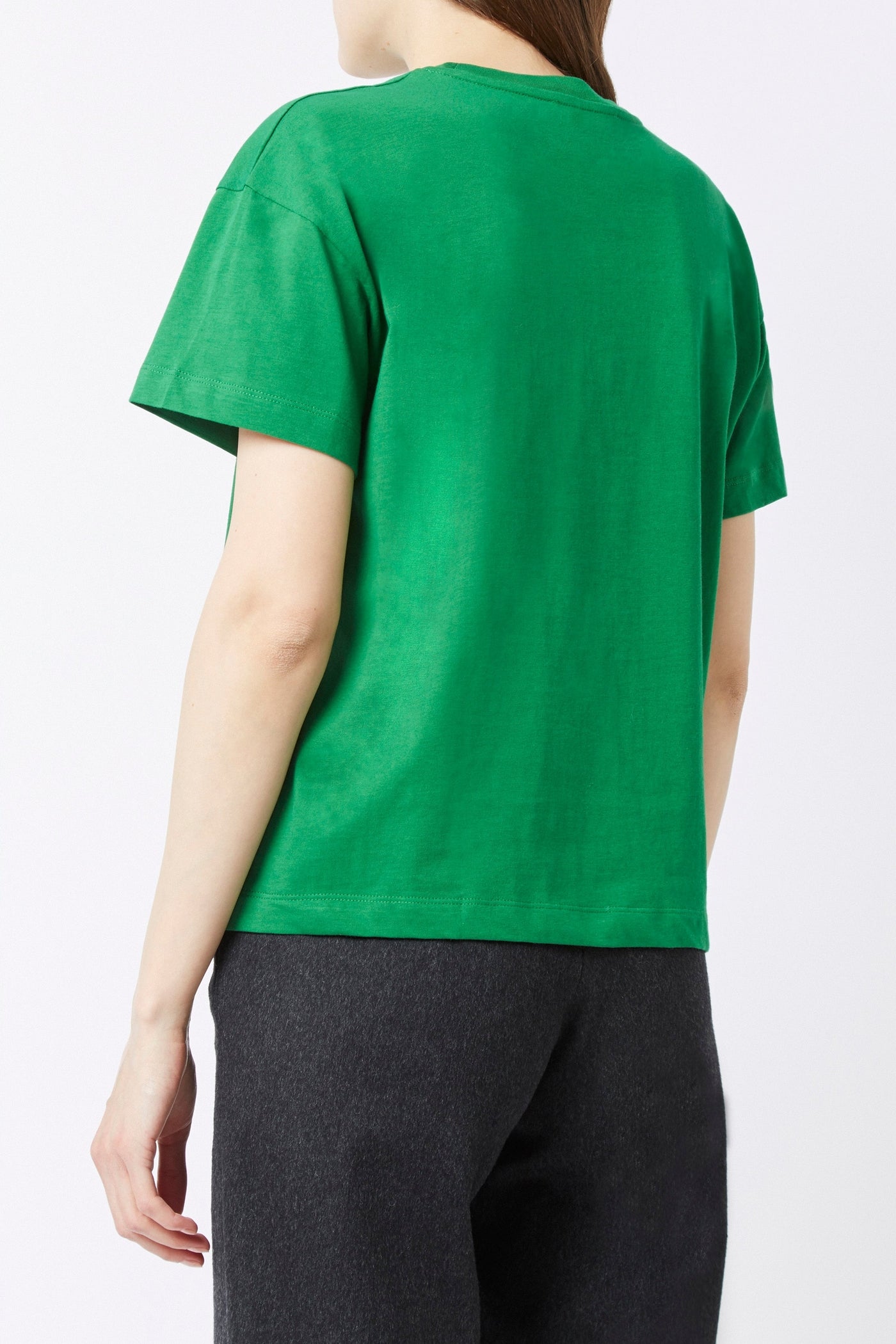 T-shirt Never en coton - Vert Prairie