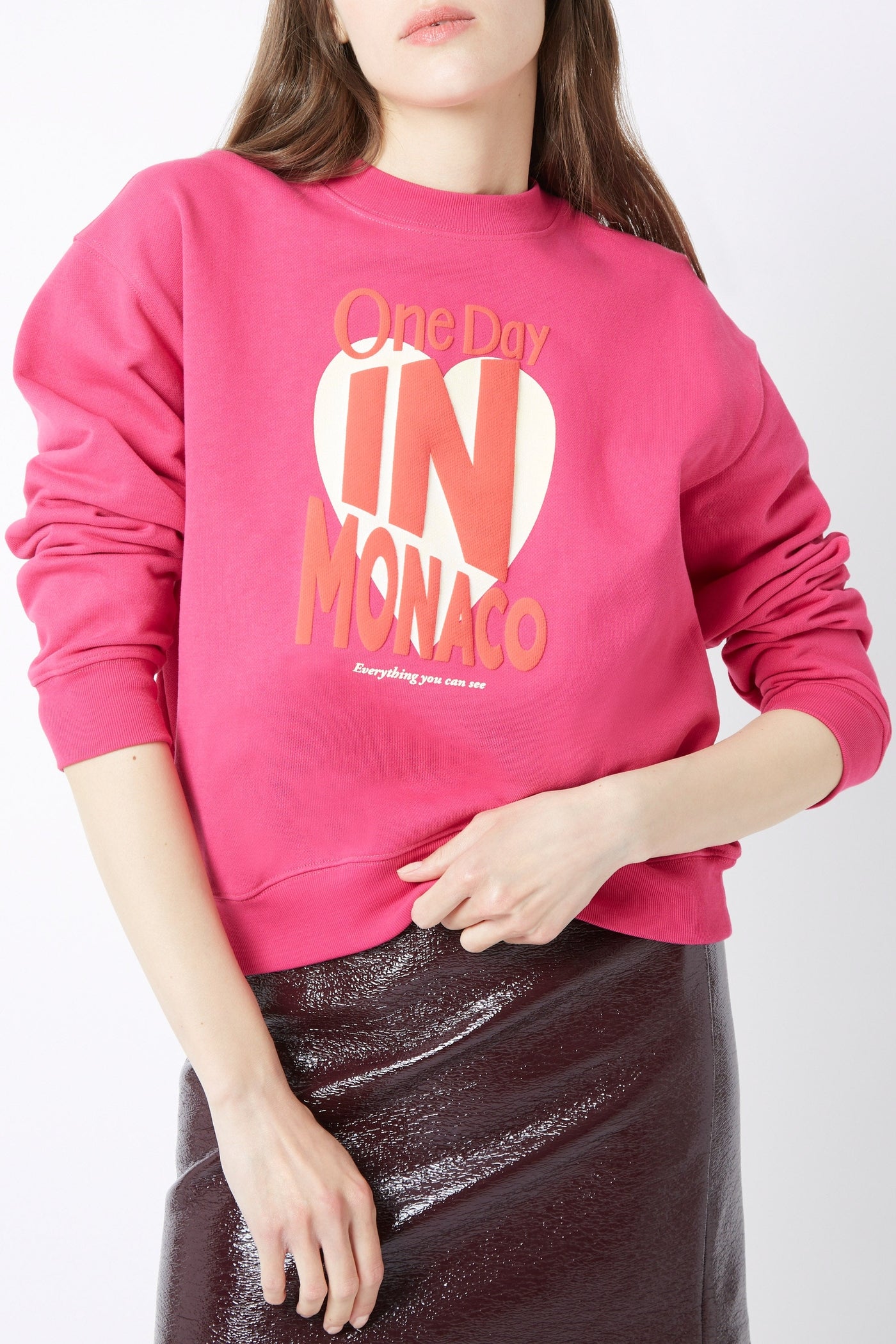 Sweatshirt Louis Monaco - Rose Magenta