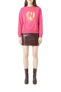 Sweatshirt Louis Monaco - Rose Magenta