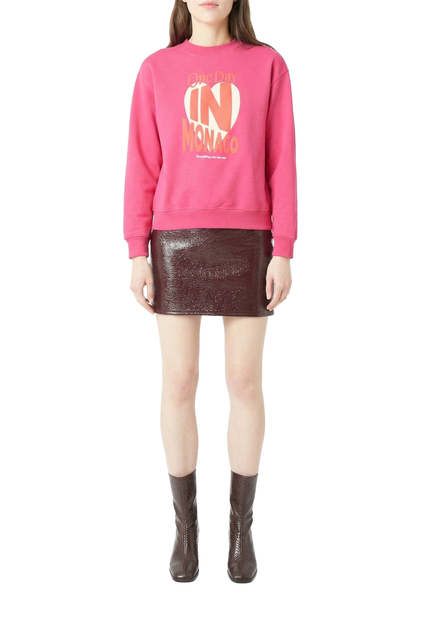 Sweatshirt Louis Monaco - Rose Magenta